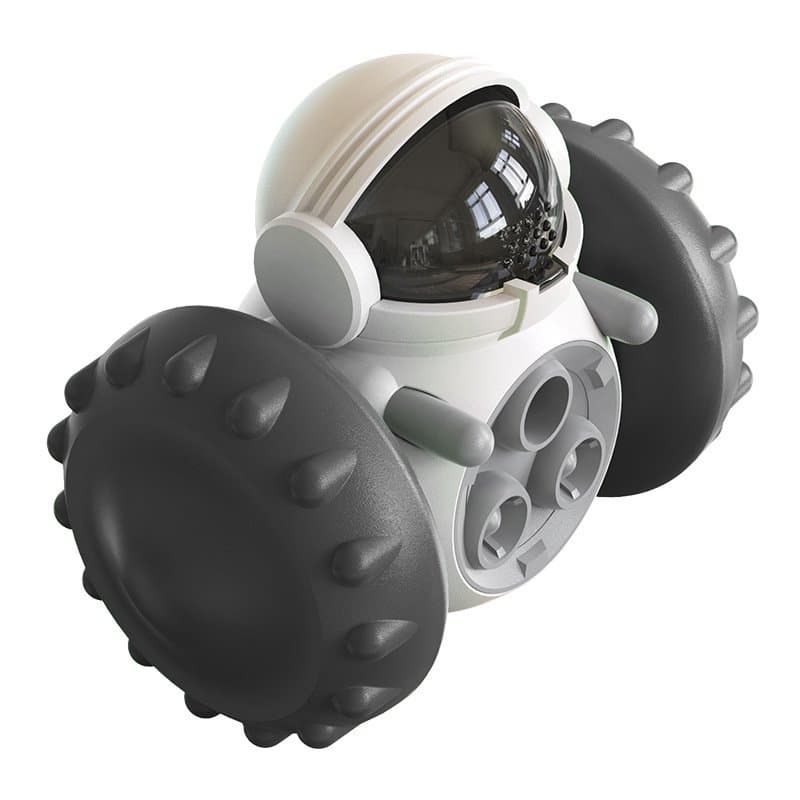 New Tumbler Balance Car Pet Supplies Dog Training Toys - Black and white