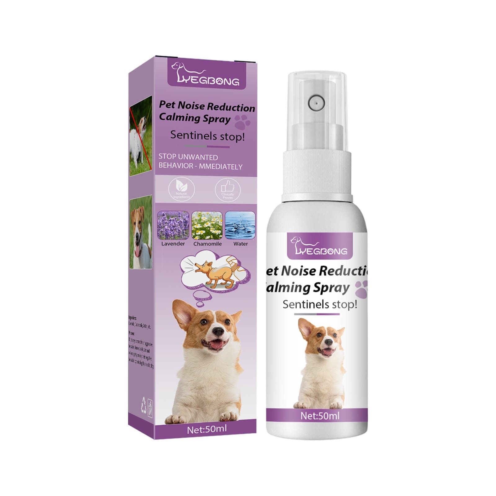 Pet Noise Reduction Spray Soothing Pet Calm Mood - Picture Color